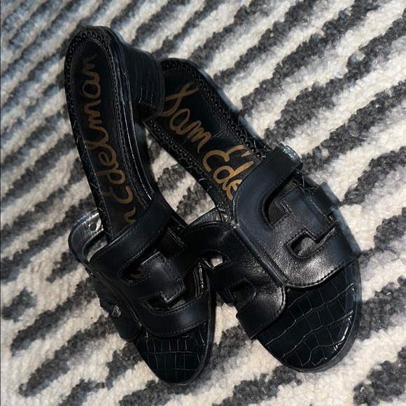 Sam Edelman Black Women's Slide Sandals - Picture 2 of 5